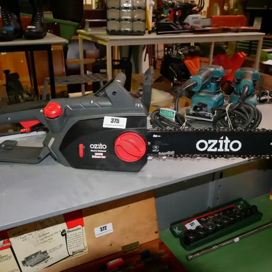 Ozitio electric chainsaw