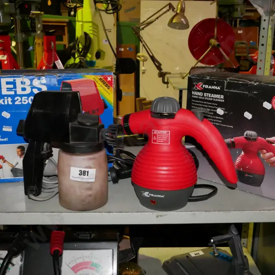 hand steamer, hand spray kit