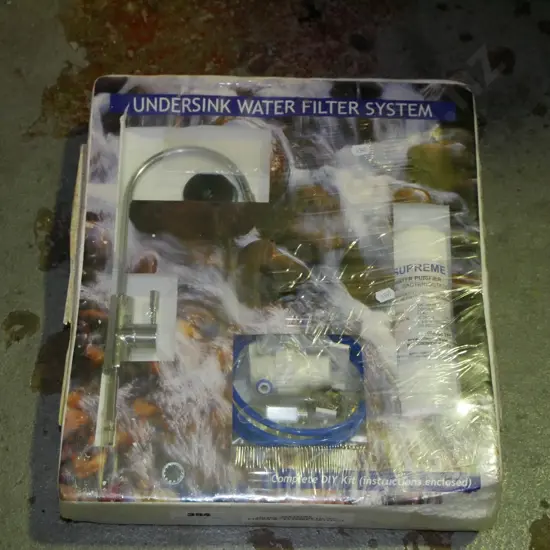 as-new under sink water filter system