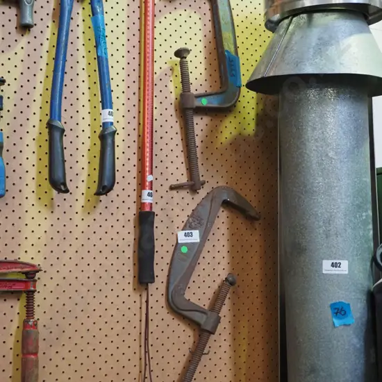 2x welder's G clamps
