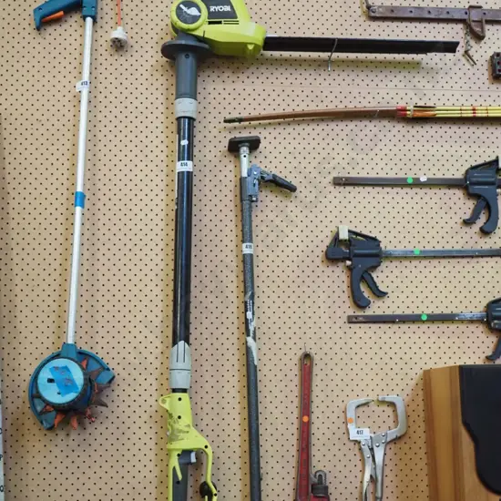 Ryobi corded pole extending hedge trimmer