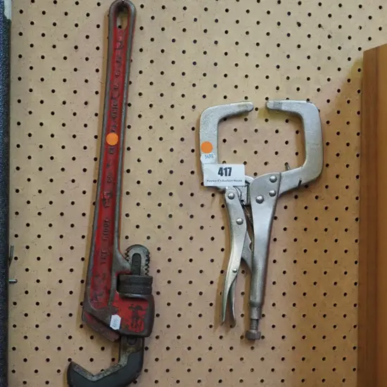 welder's clamp, plumbers stilsons
