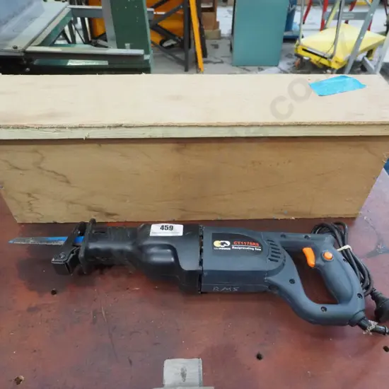 Colt reciprocating saw with wooden box