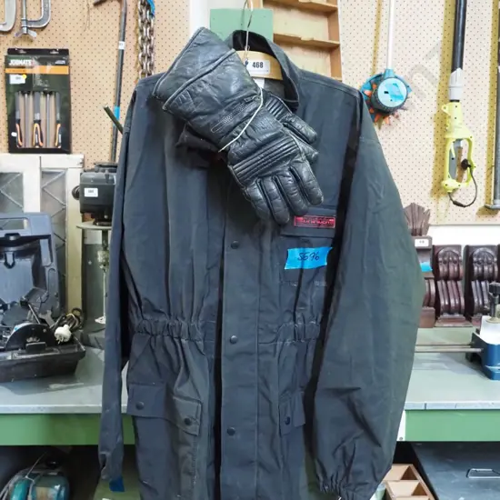 Dry Rider motorcycle jacket and pair of gloves