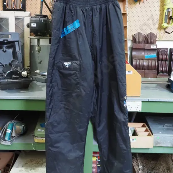 size XL Motoline waterproof pants