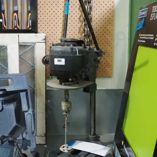 drill press -modified into paint stirrer