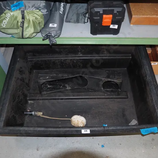 black plastic water trough/pond liner h-1090 W-830 D-310