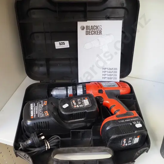 B&D 14V drill and charger