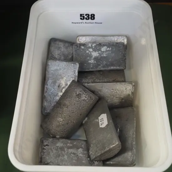 tub of lead weights