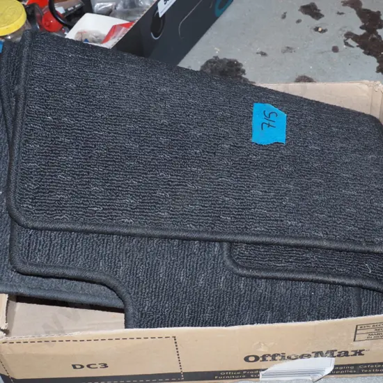 box; car mats