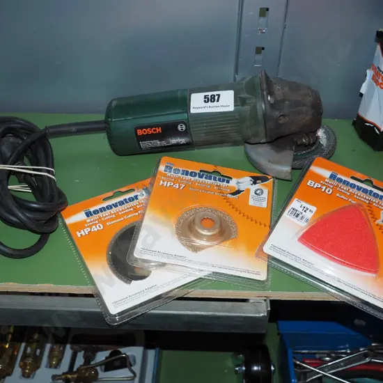 multi tool accessories, Bosch angle grinder