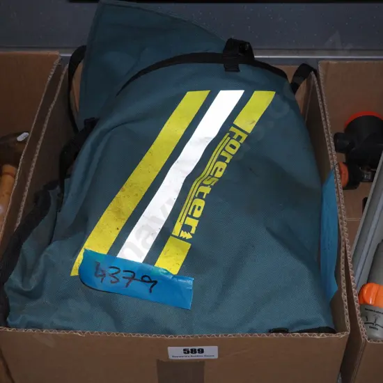 pair of Forrester chainsaw chaps