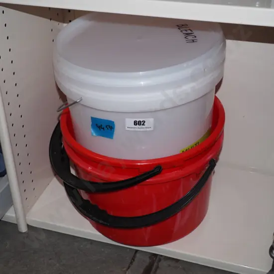 plastic buckets