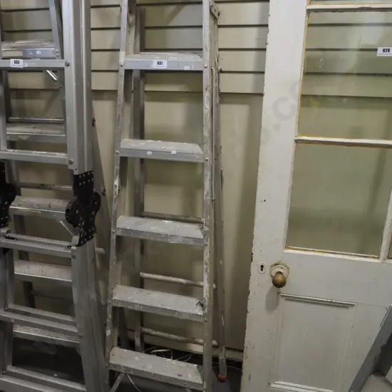 5 step aluminium ladder