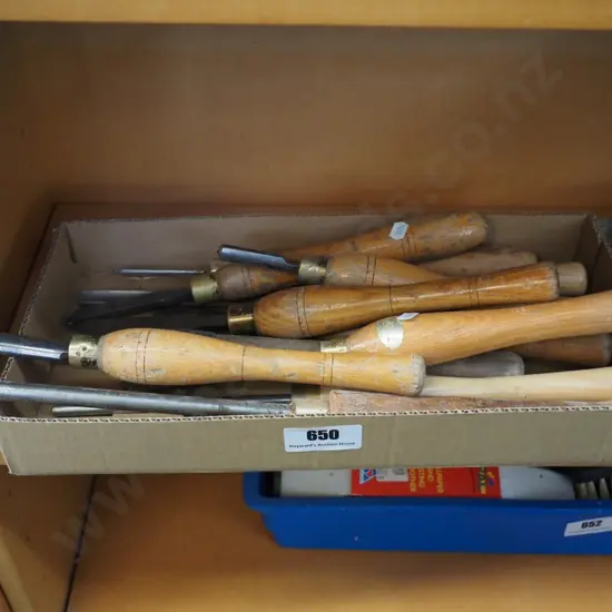 box of lathe chisels