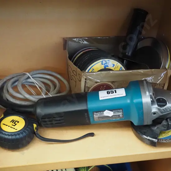 Makita angle grinder, discs