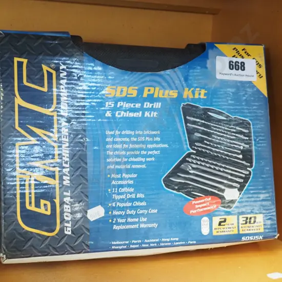 GMC 15 piece drill set