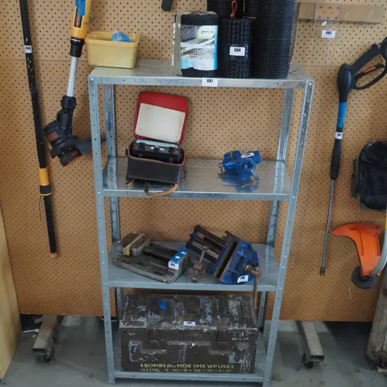 metal workshop shelves