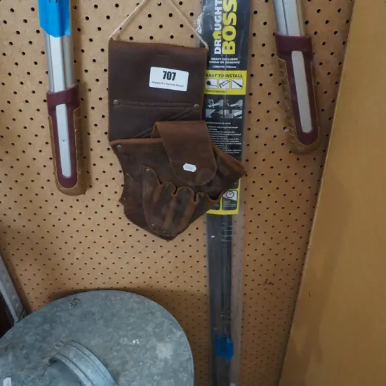 leather holster, set of draught excluders