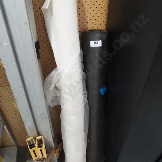 roll of builder's paper, upholstery fabric