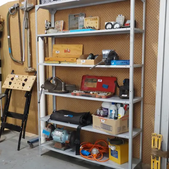 metal workshop shelves H-1740 W-1165 D-285