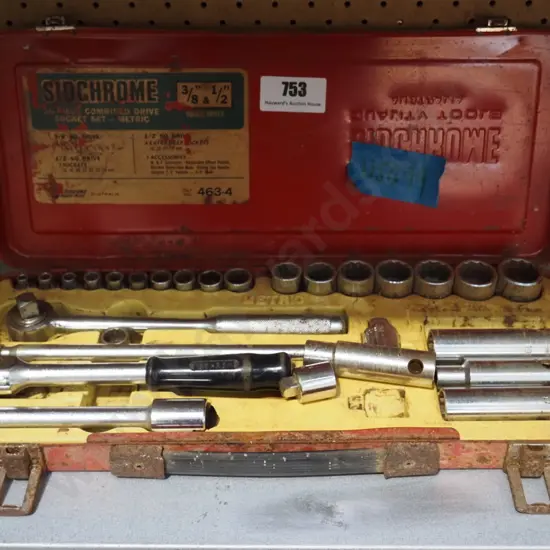 Sidchrome socket set