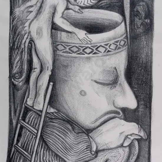 Stephanie Sheenan 1989 - framed ltd edition print 5/12 H-470 W-290