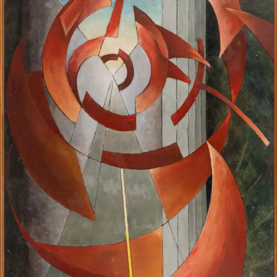 Frank Grayson '79 - framed oil "Echo" H-830 W-530