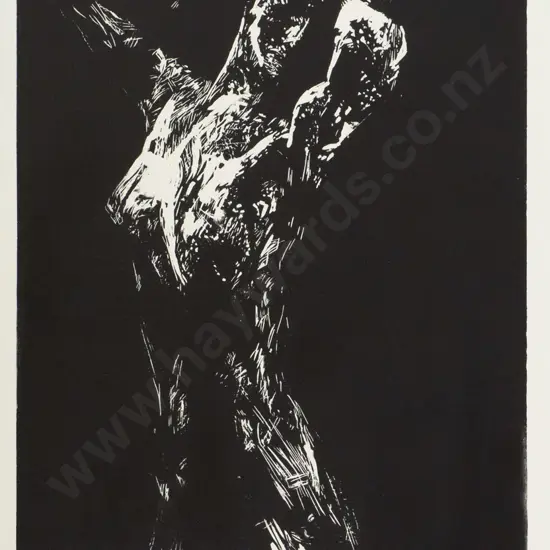 Isaac Francis Leuchs '93 -  unframed print 4/25 "The Wave (After Rodin)" H-410 W-290