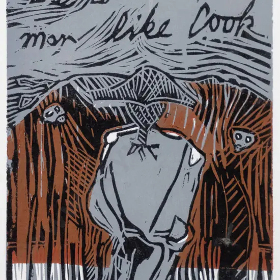 Iain Cheesman - framed ltd edition print 2/2 - untitled H-150 W-115