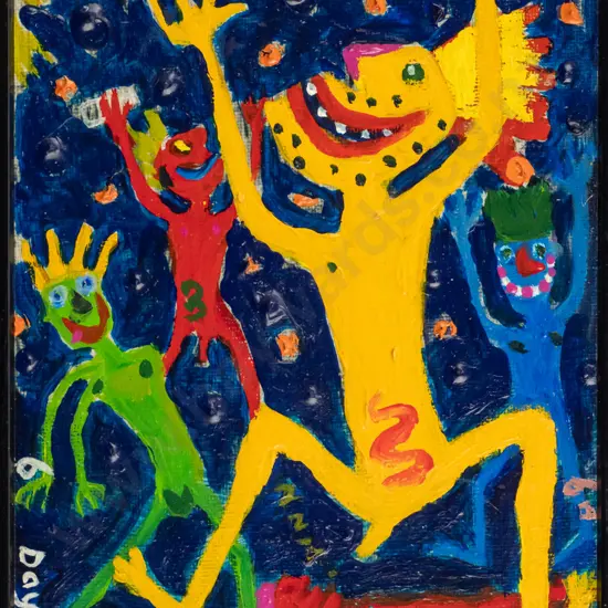 Ewan McDougall - framed oil "6 Days in the Cook" H-240 W-180