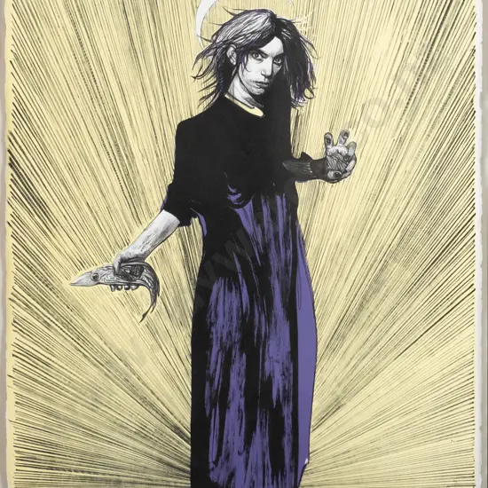 Jason Greig  2015 - framed lithograph "The wrath of Vera Gemini" H-750 W-560