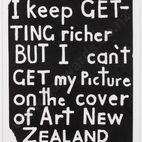 John Robinson '99 - framed linocut 11/21 "H-190 W-150