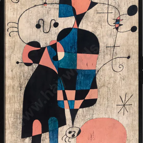 framed retro print H-620 W-410