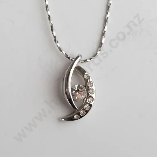 silver plated necklace