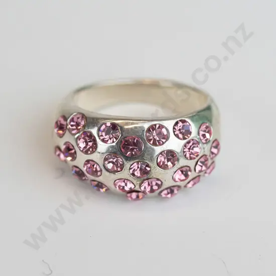 pink stone ring no mark