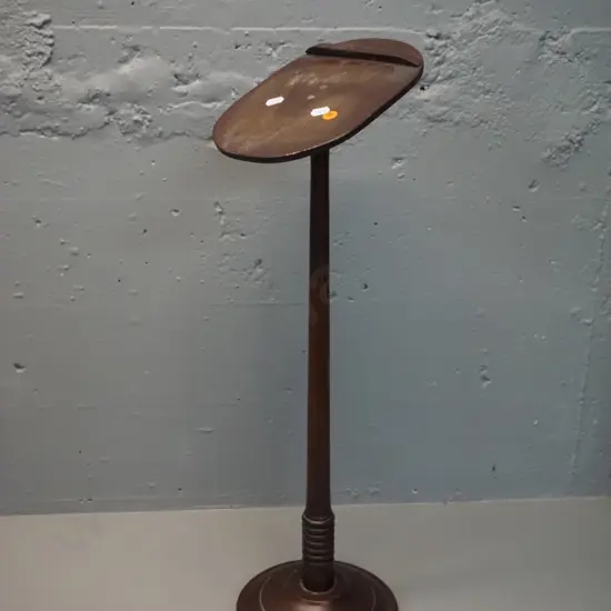 vintage timber column base shop shoe display stand H-625 Base D-190