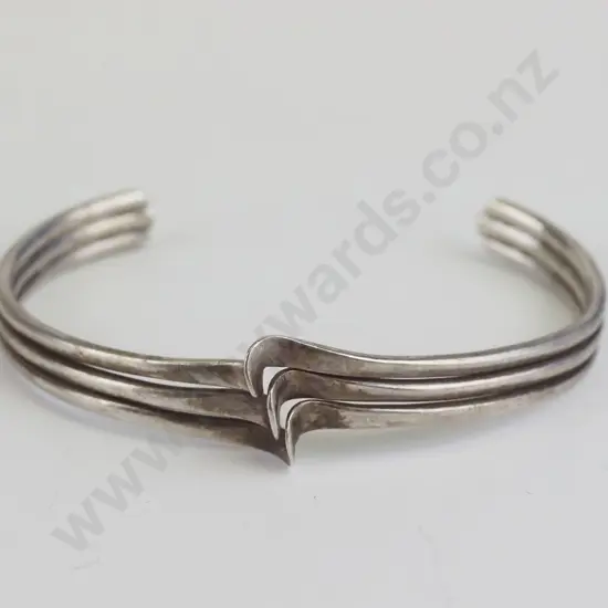 cuff bangle stamped 925