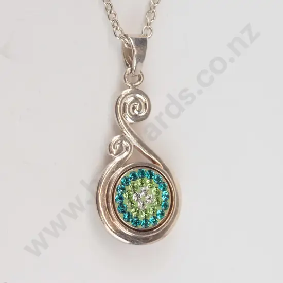 silver necklace stamped 925