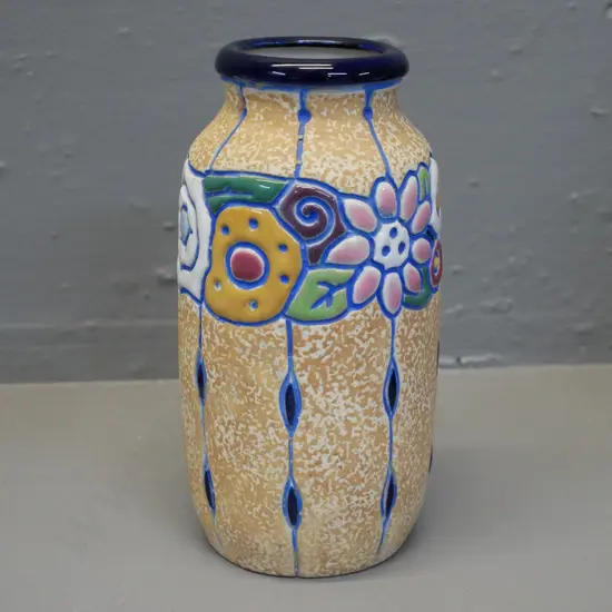 small Amphora floral pattern vase H-140
