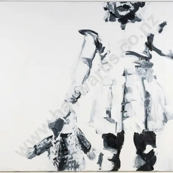 Tania Marie Stevens 2003 -oil on box canvas- "Dolly II" H-800 W-1000