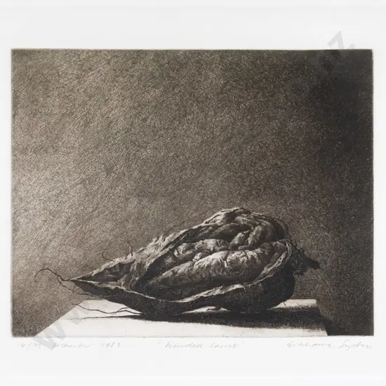 Grahame Sydney Dec 1983 - framed ltd edition print 4/25 - "Wounded Carrot" H-185  W-235