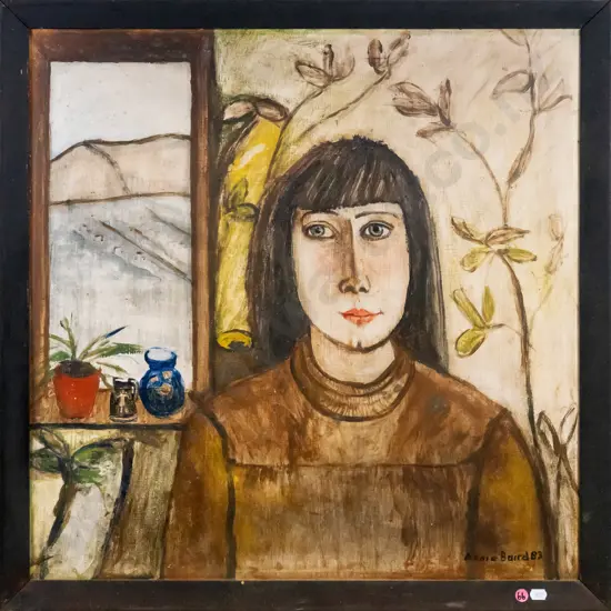 Annie Baird '83 - framed acrylic - portrait H-600 W-590