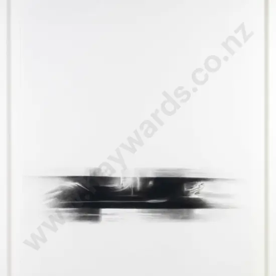 unsigned - framed charcoal- abstract- H-740 W-560