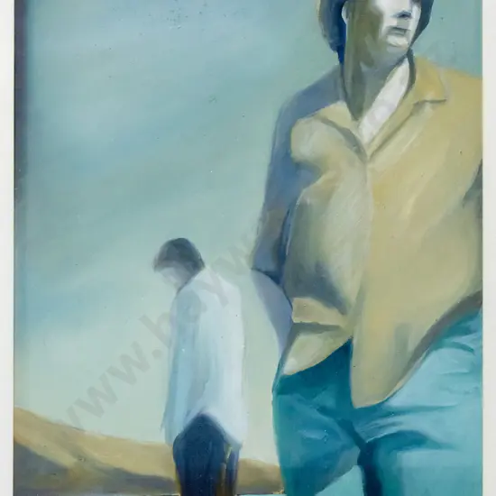 Murray Allen '97 - framed oil - "Study For Decision II" H-185 W-155