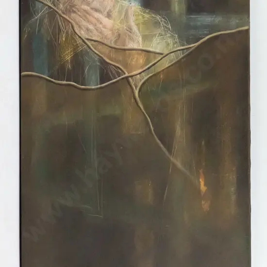 Ineke eu Willem 20/7/2002 - boxed oil on canvas - portrait  H-1200 W-500