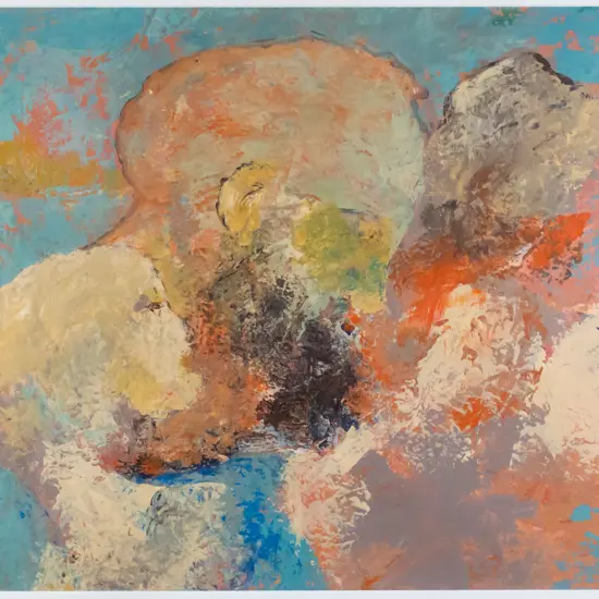 Alan Boyd 2008 - framed oil - "The Return" H-250 W-300