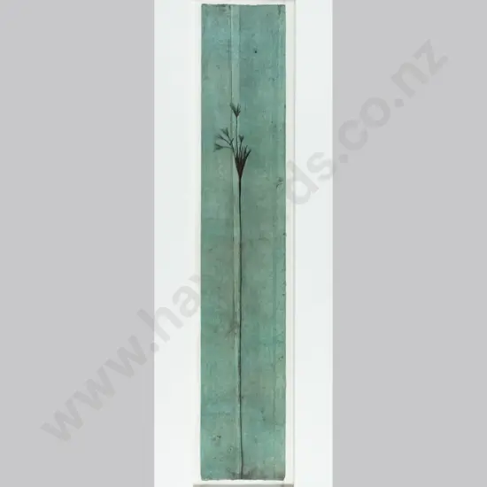 Simon Kaan 2002 - framed etching? - "Wairua" H-520 W-90