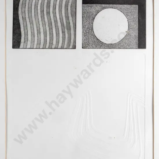 Elizabeth Stevens '83 - framed ltd edition print 4/15 - "Zen Garden II" H-290 W-240
