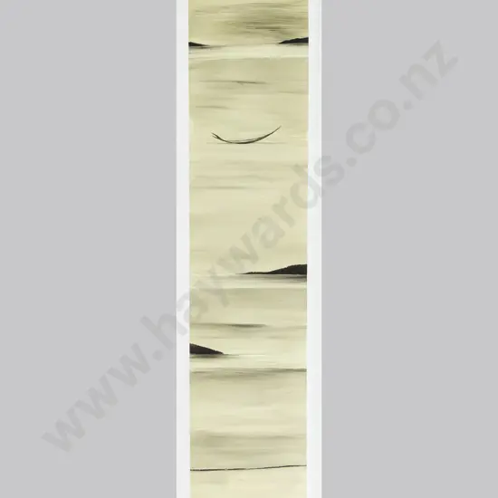 Simon Kaan 2003 - framed oil - untitled Waka series H-720 W-150